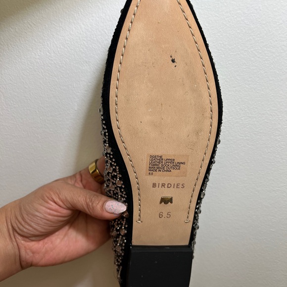 Birdies Goldfinch Sparkling Rhinestones, Black and Silver, limited ed. - Picture 2 of 3